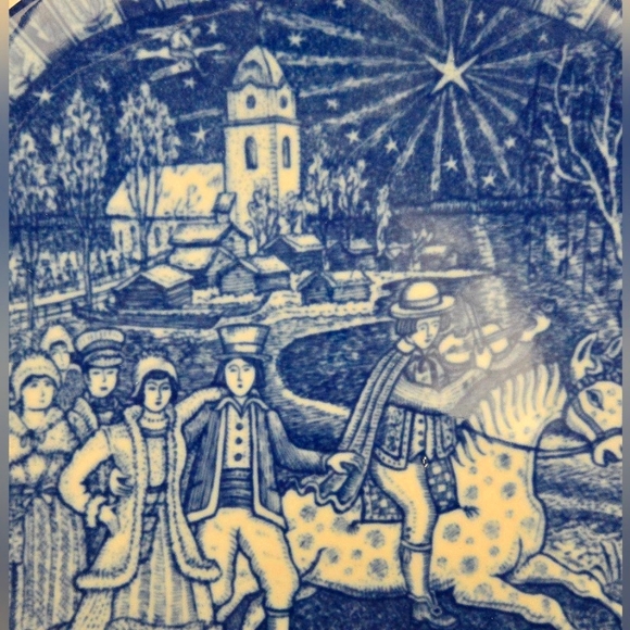 Rorstrand Julen 1972 Limited edition. Collector's Plate of Art Pottery, Sweden - Picture 2 of 7